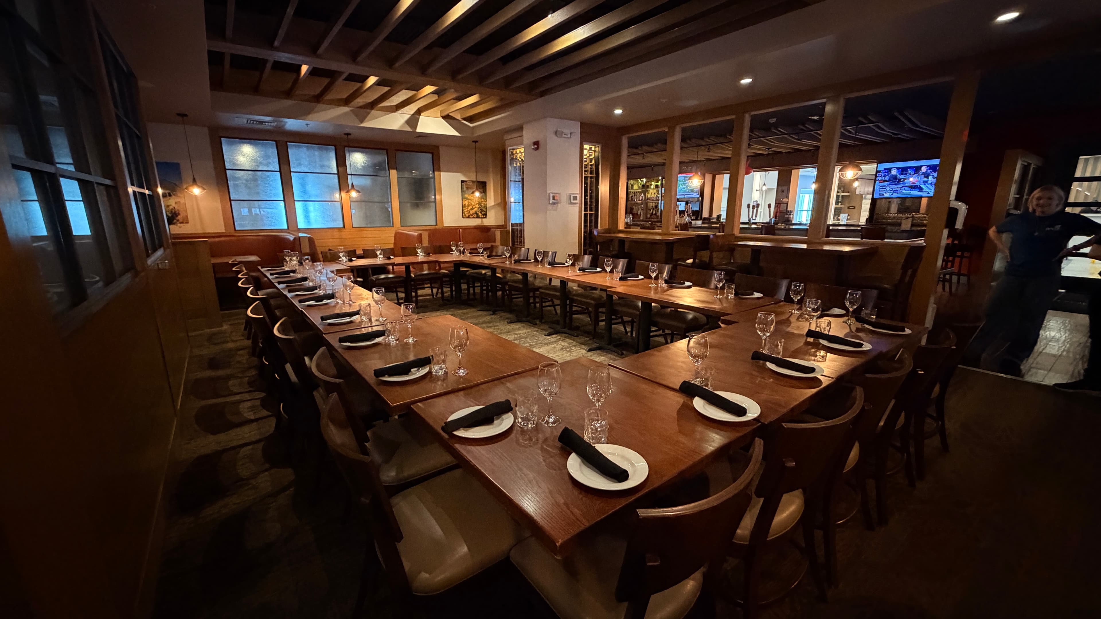 Dining room at Redz Restaurant