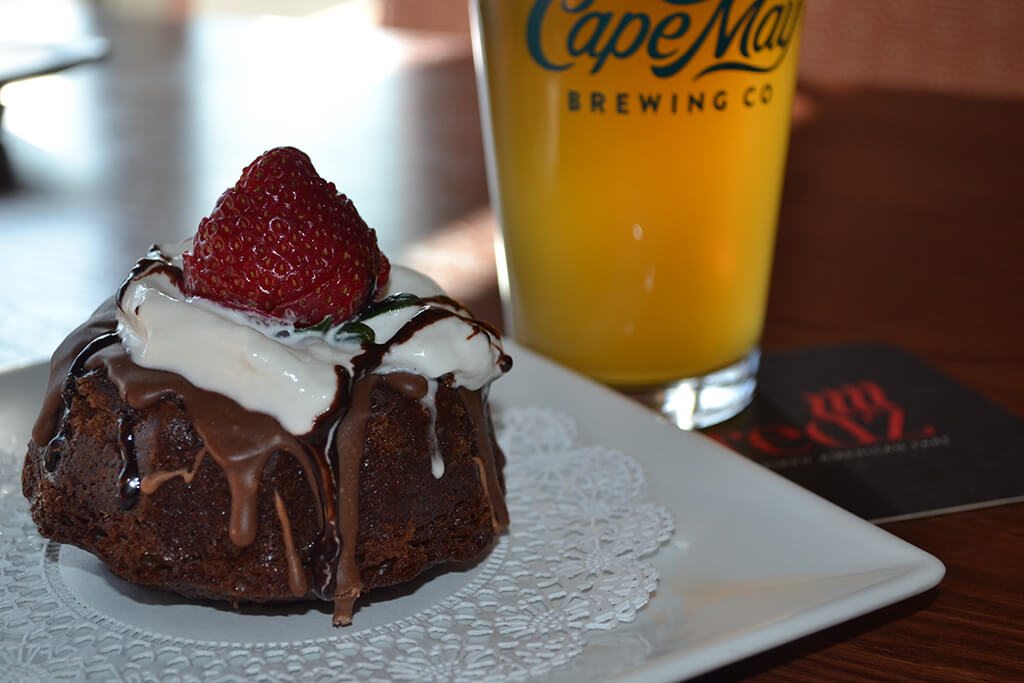 Chocolate Cake and Cape May Beer